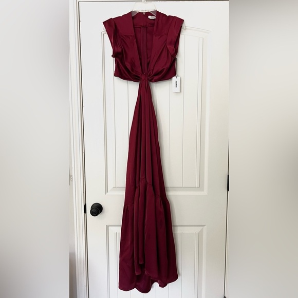 NWT Jason Wu Cutout Waist Midi Dress - Picture 2 of 11